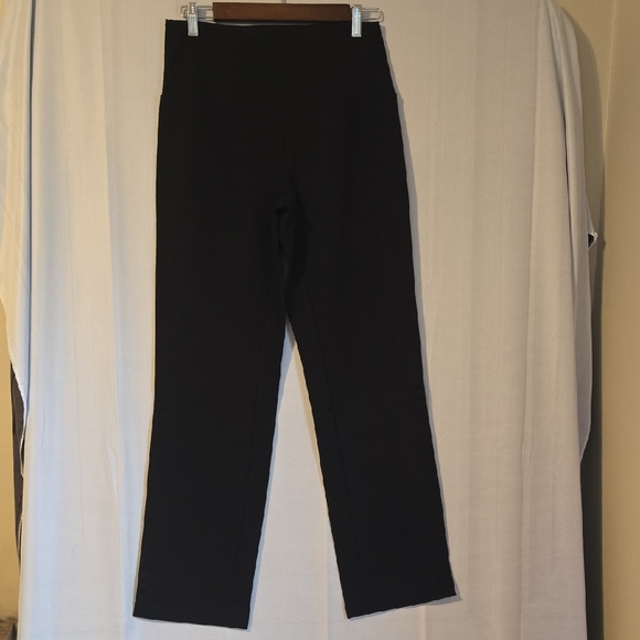 Ruby Ribbon Pants - Ruby Ribbon Black Tuxedo Trim Leggings Size Large NWOT